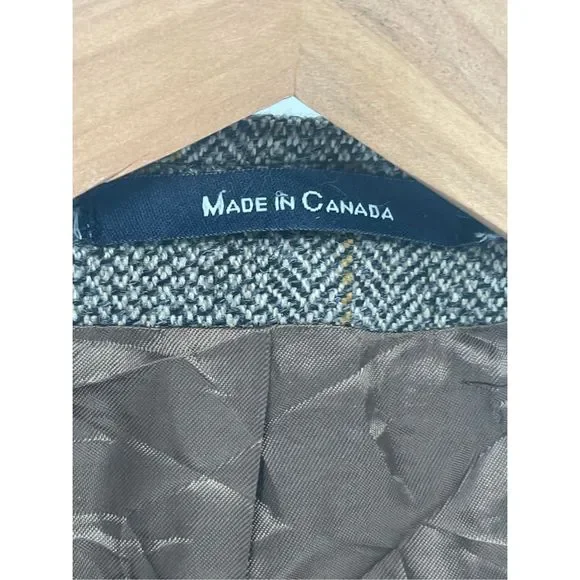 Ralph Lauren Wool Blazer Sport Coat Men's Size 44 T‎ Brown Gray